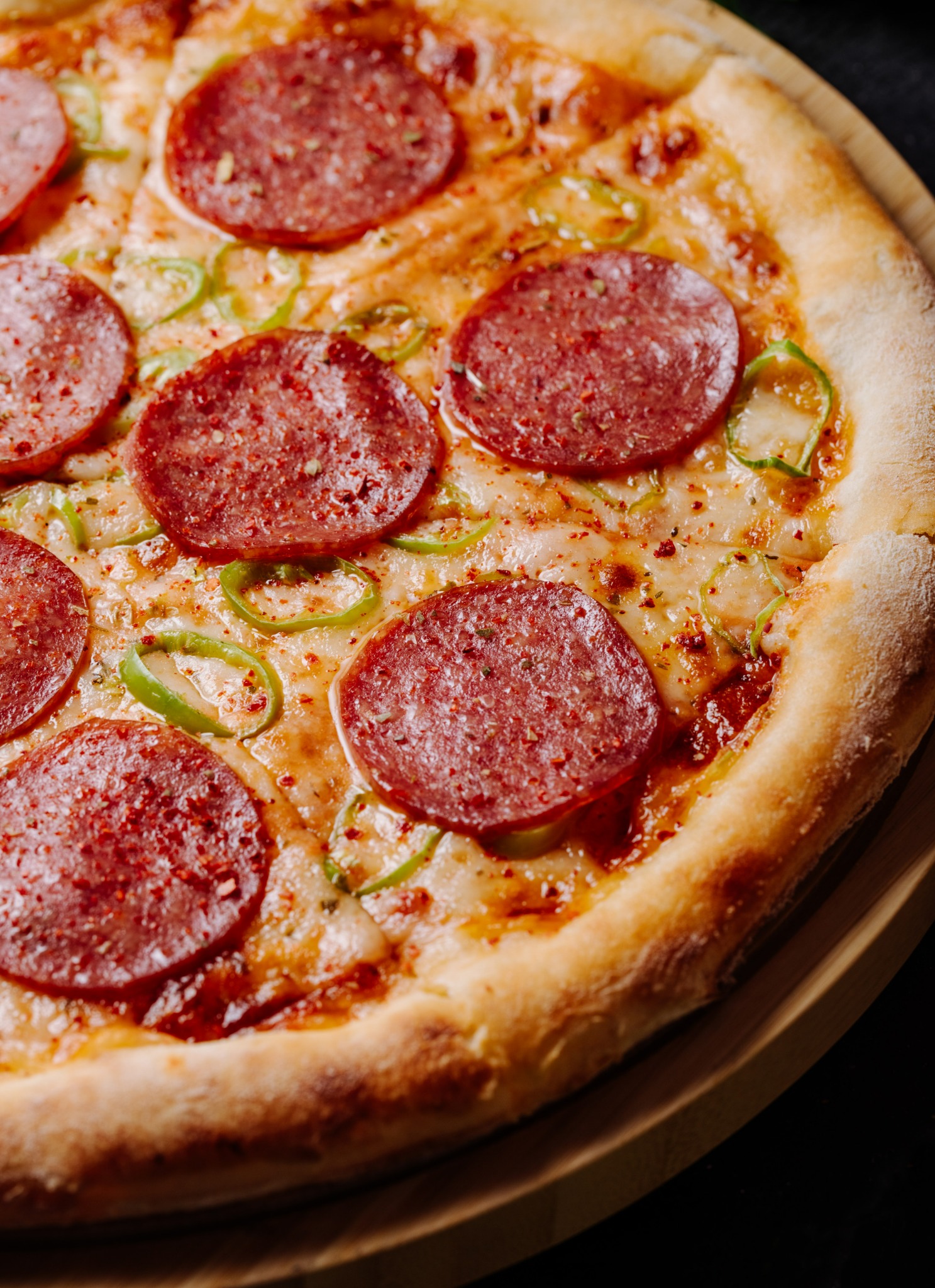 Detalhe de pizza